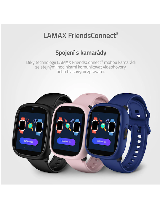 Hodinky Lamax WatchY4 Plus, černá