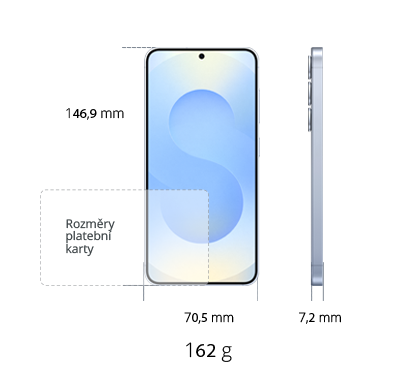 Samsung Galaxy S25 5G 256GB, modrá