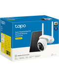 Solárně napájená bezpečnostní kamera s otáčením/naklápěním (Pan/Tilt), Wi-Fi a 4G LTE (Sada) Tapo C665G KIT, bílá