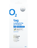 Lokalizační čip O2 tag pro Android 1ks, bílá