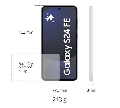 Samsung Galaxy S24 FE 5G 128GB, černá