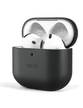 Pouzdro kožené pro AirPods 4/4 s ANC, černá