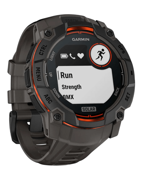 Hodinky Garmin Instinct 3 Solar 50mm, černá