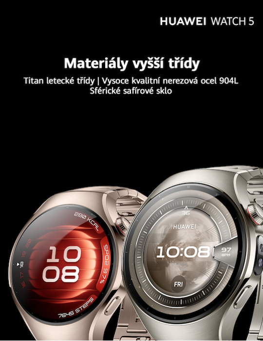Hodinky Huawei Watch 5 46 mm LTE, černá