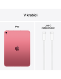 iPad 11 256GB Wi-Fi+Cellular (2025), růžová