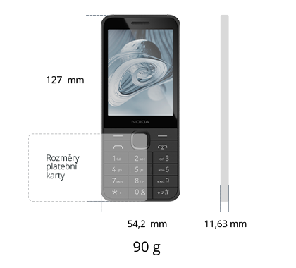 Nokia 215 4G, černá