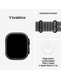 Apple Watch Ultra 4 GPS + Cellular 49mm, Titan černý/průsvit. černý oceánský