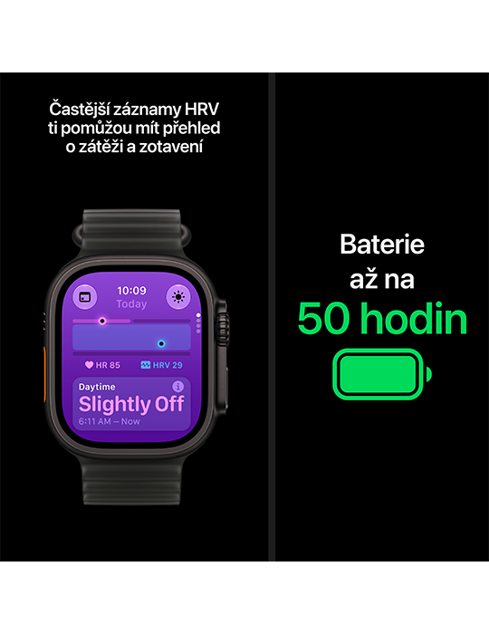 Apple Watch Ultra 4 GPS + Cellular 49mm, Titan přírodní/přírodní tit. milánský S