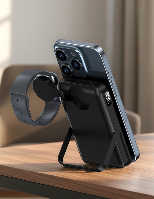 Powerbanka 10000 mAh se slotem na AW Watch, černá