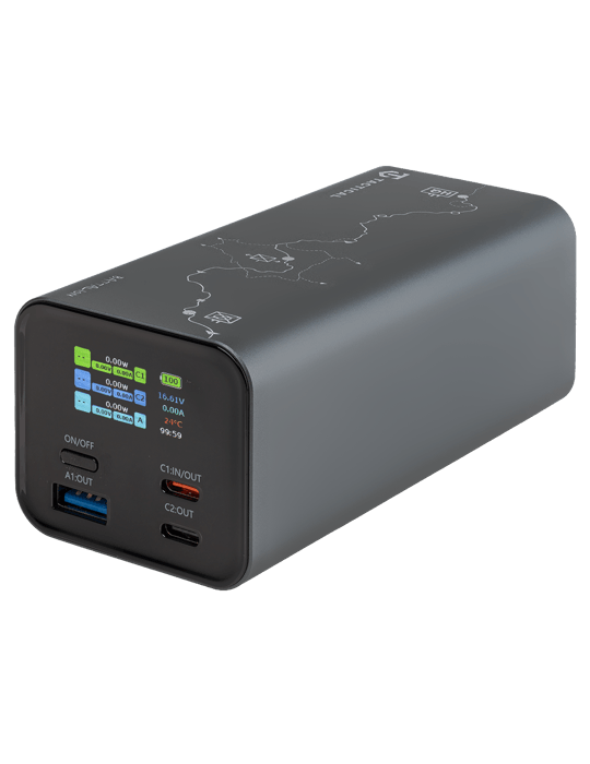 Powerbanka Tactical Squad Battalion 65W 20 000mAh, šedá