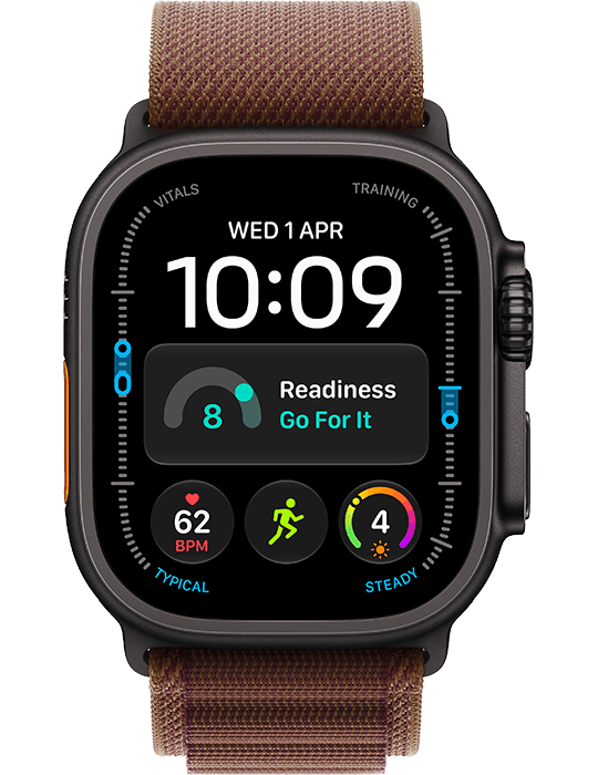 Apple Watch Ultra 4 GPS + Cellular 49mm, Titan černý/burg. červ. alpský S