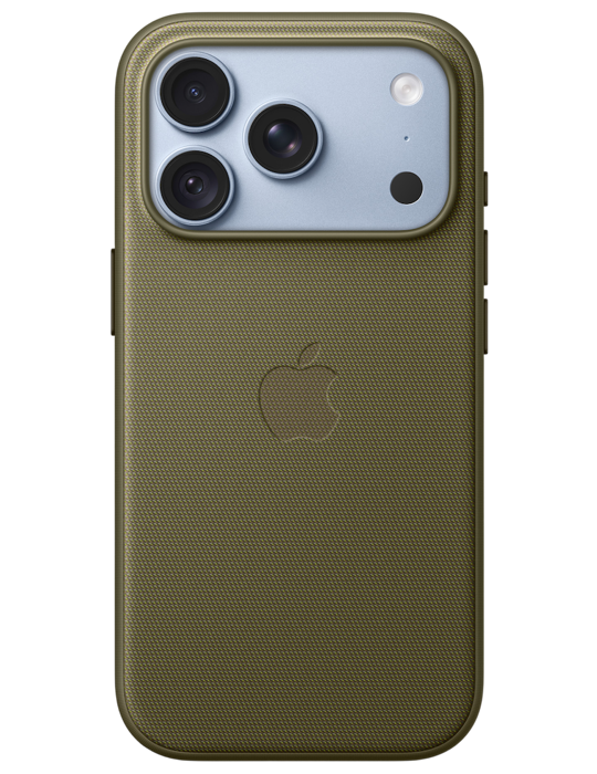 Apple Kryt z tkaniny TechWoven s MagSafe na iPhone 18 Pro, olivová