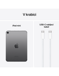 iPad mini 512GB Wi-Fi+Celluar (2024), šedá