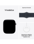Apple Watch Series 12 GPS + Cellular 42mm, Hliník vesm. šedý/námořn. mod. sport S/M
