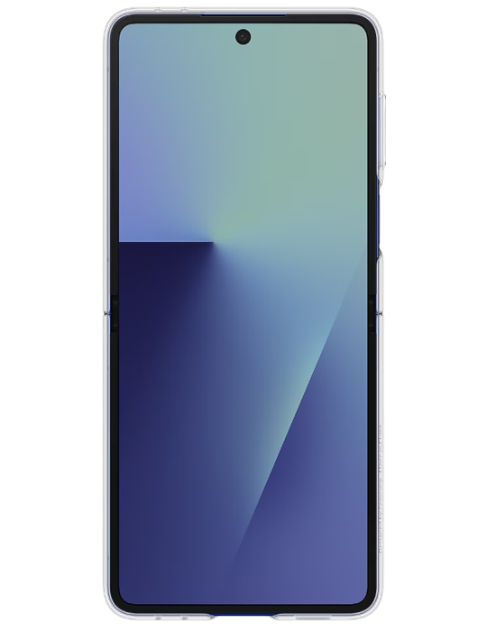 Kryt s držákem na prst Samsung Galaxy Z Flip7, transparent