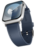 Řemínek Apple Watch Leather 38/40/41/42 mm, modrá