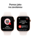 Apple Watch Series 10 GPS + Cellular 42mm, růžově zlatá - světle ruměný sp. ř. S/M