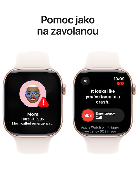 Apple Watch Series 10 GPS + Cellular 42mm, růžově zlatá - světle ruměný sp. ř. S/M