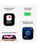 Apple Watch Series 11 GPS + Cellular 46mm břidlicově šedé titanové pouzdro s břidlicově šedým Milánským tahem S/M, šedý titan