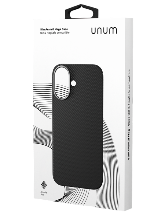 Kryt Epico UNUM SlimAramid Mag+ pro iPhone 17, černá