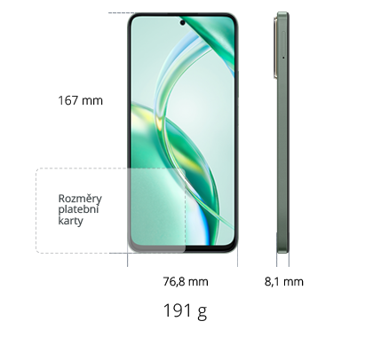 HONOR 200 Smart 5G 256GB, zelená