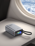 Cestovní powerbanka Swissten 25000 mAh s integrovaným kabelem USB-C, šedá