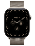 Apple Watch Series 12 GPS + Cellular 46mm, Titan přírodní/přírodní milánský M/L