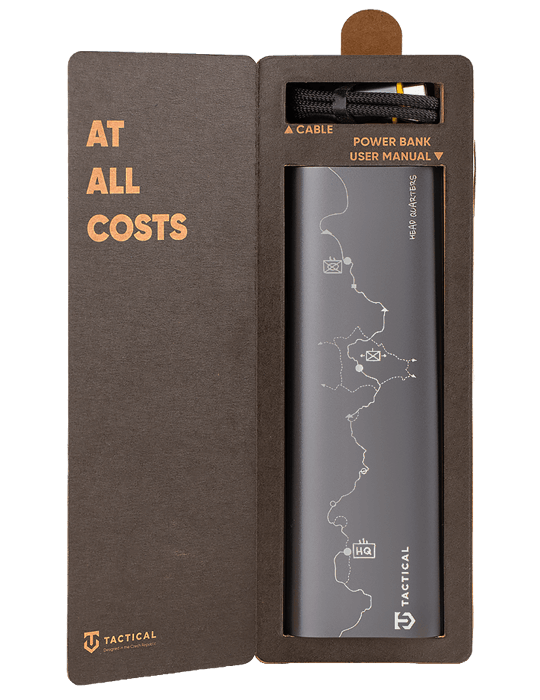 Powerbanka Tactical Squad Head Quarters 65W 27 000mAh, šedá