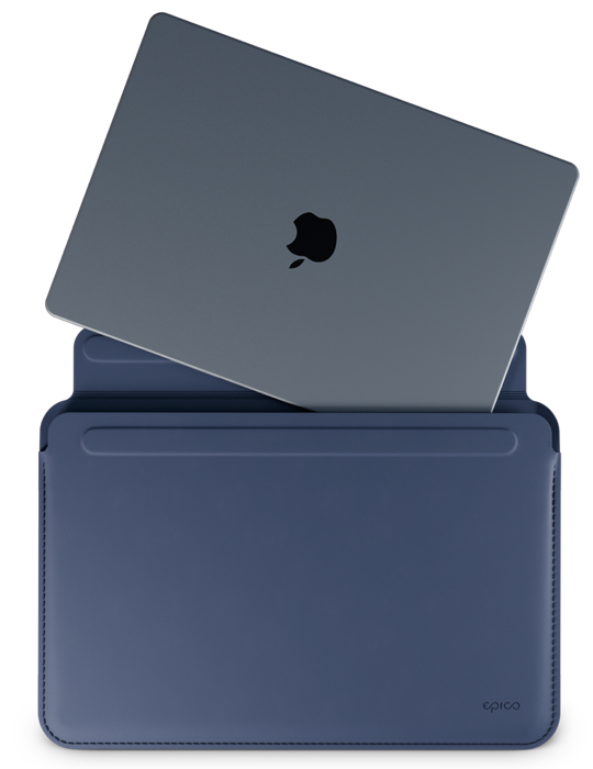 Pouzdro Epico TechGrain Sleeve MacBook Pro 13,3/Air 13/Neo 13, tmavomodrá