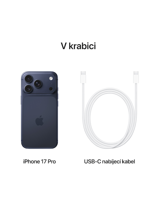iPhone 17 Pro 5G 1TB, temně modrá