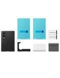 Kryt Carbon s magnetickým úchytem pro Samsung Galaxy Z Fold 8, černá