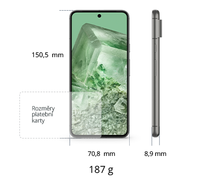 Google Pixel 8 5G 128GB, Obsidian