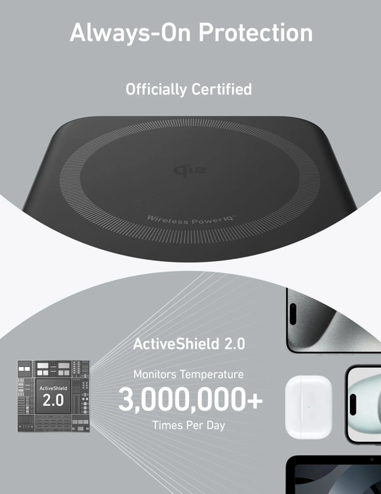 Bezdrátová powerbanka Anker MagGo 10000mAh, 27W, černá