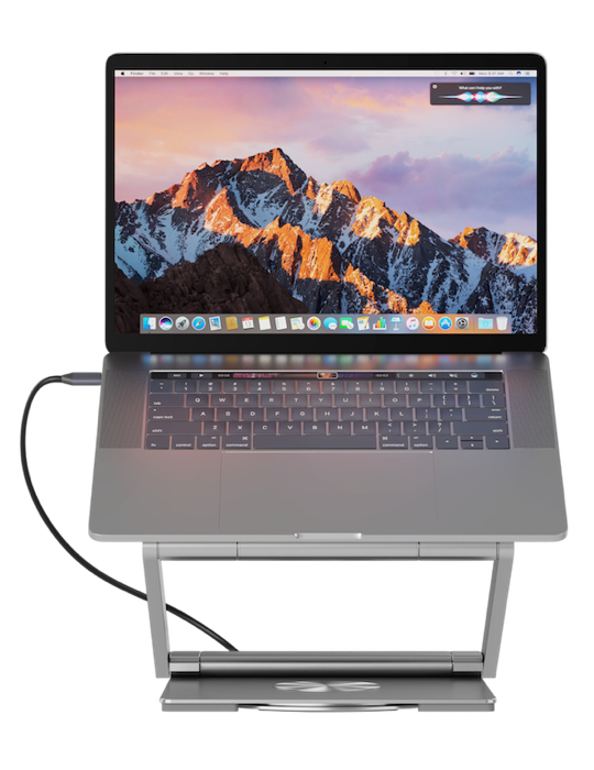 Stojan na notebook Canyon OnStand 2, stříbrná