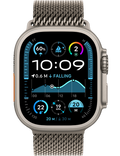 Apple Watch Ultra 2 GPS + Cellular 49mm přírodně titanové pouzdro s přírodně titanovým Milánským tahem S, přírodní titan - Milánský tah S