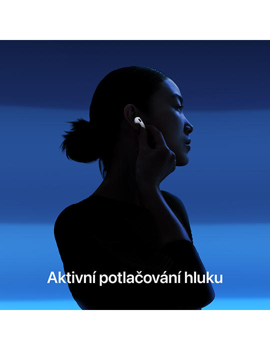 Sluchátka Apple AirPods 4 s ANC, bílá