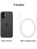iPhone 16 Plus 128GB 5G, černá