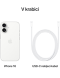 iPhone 16 128GB 5G, bílá