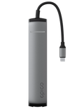 Kabelový HUB USB-C 6v1 s HDMI/Ethernet, vesmírně šedá