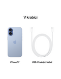 iPhone 17 5G 512GB, mlhově modrá