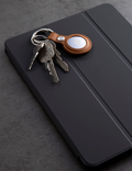 Kryt Epico Leather pro O2 Tag a Air Tag, černá