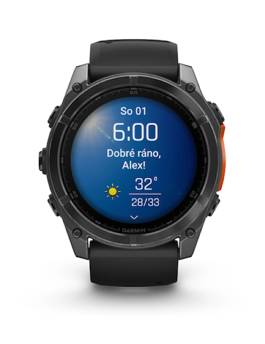 Hodinky Garmin Fénix 8 AMOLED 51mm, černá