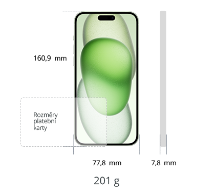 iPhone 15 Plus 128GB 5G, žlutá