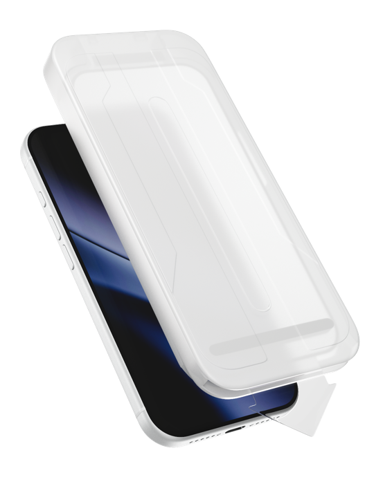 Sklo Epico Hero+ 3D DF iPhone 17 Pro/18 Pro Ultra-široké krytí s jednokrokovým aplikátorem proti prachu, čirá