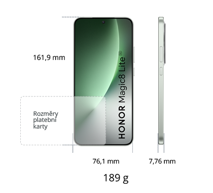 Honor Magic8 Lite 5G 256GB, hnědá