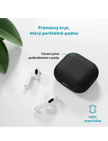 Pouzdro kožené pro AirPods 4/4 s ANC, černá