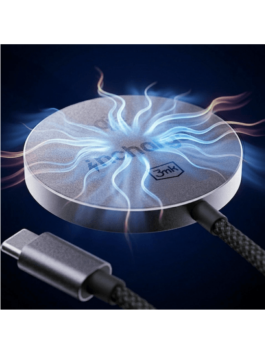 Nabíječka 3mk Align Qi2.2 25W Apple, černá