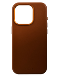 Kryt z pravé kůže FIXED MagLeather Apple iPhone 15 Plus, hnědá