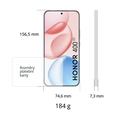 Honor 400 5G 512GB, černá