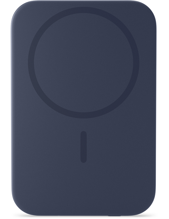 Hliníková bezdrátová powerbanka Slim 3000mAh Mag+, modrá